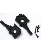 Traxxas Bulkhead, front (left & right halves)/ 3x10mm BCS (4)