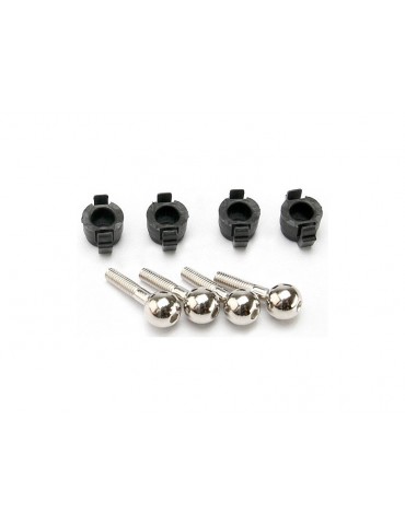 Traxxas Pivot balls (4)/ pivot ball caps (4)