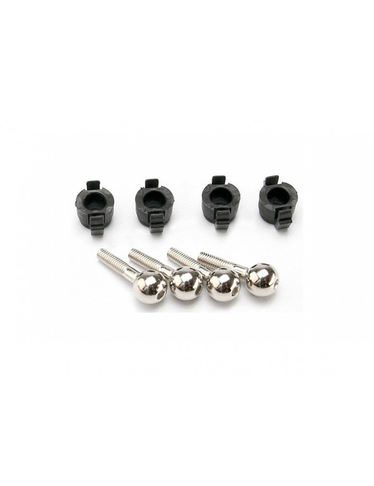 Traxxas Pivot balls (4)/ pivot ball caps (4)