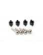Traxxas Pivot balls (4)/ pivot ball caps (4)