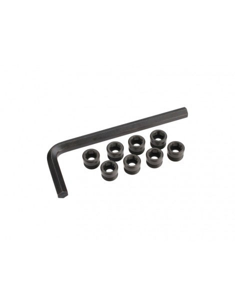 Traxxas Aluminum caps, pivot ball (threaded aluminum, hard-anodized, PTFE-coating) (8)