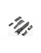 Traxxas Skidplate set, front (1)/ rear (1)/ transmission (1)/ servo guards (2)