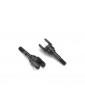 Traxxas Stub axle, steel (2)/ yokes (2) (assembled)