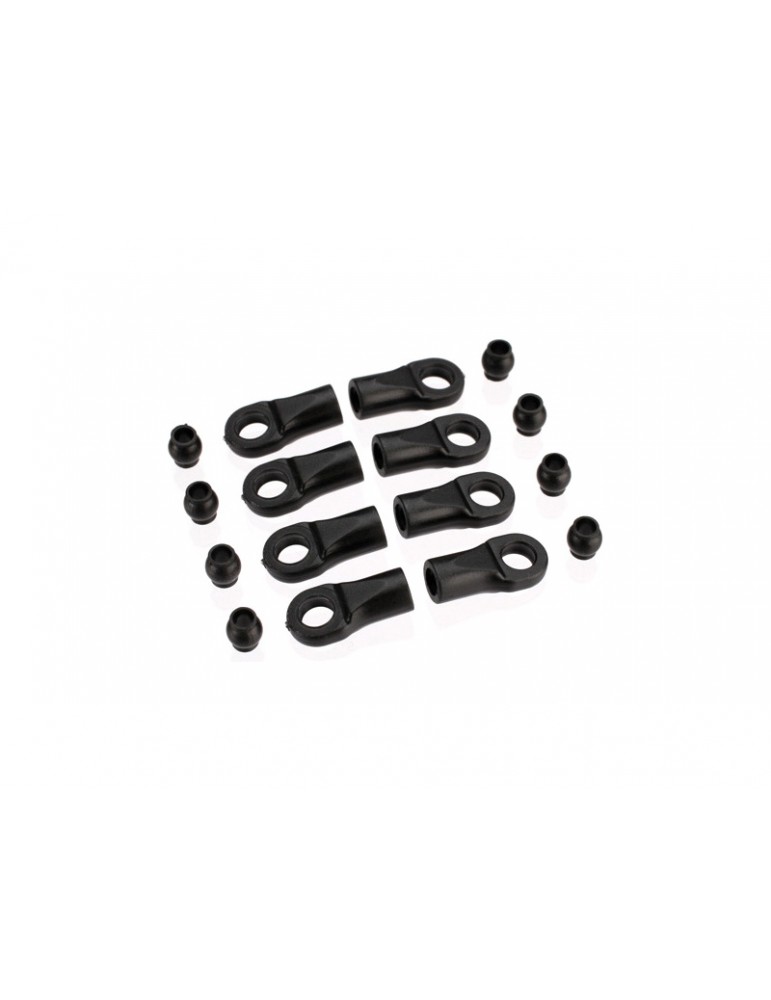 Traxxas Rod ends (8)/ hollow balls (8)