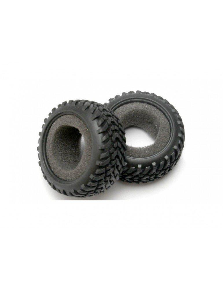 Traxxas Tires 1.4/1.8", off-road racing (2)/ foam inserts (2)