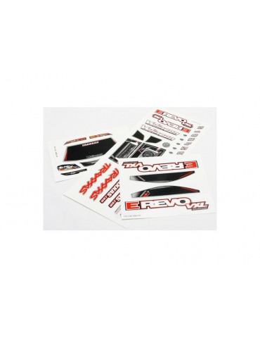 Traxxas Decal sheets, 1/16 E-Revo VXL