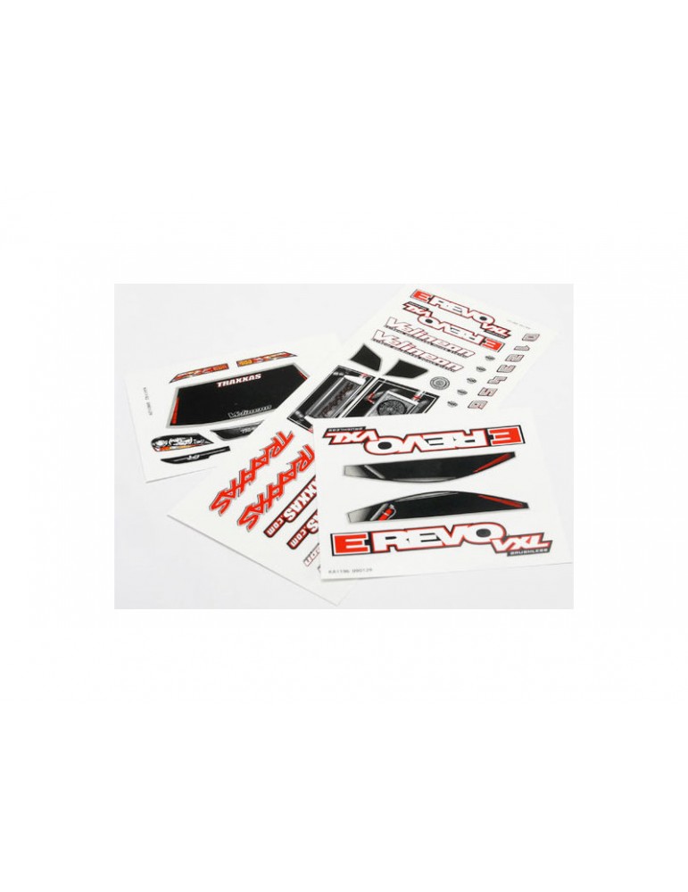 Traxxas Decal sheets, 1/16 E-Revo VXL