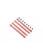 Traxxas Toe link, front & rear (molded composite) (red) (4)