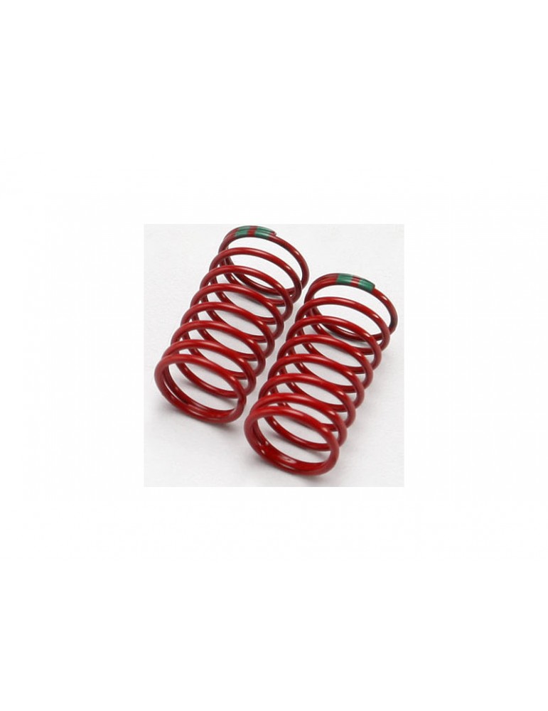Traxxas Spring, shock (GTR) (0.88 rate, double green) (1 pair)