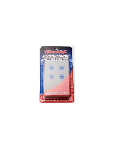 Traxxas Wheel hubs, hex, aluminum (blue-anodized) (4)