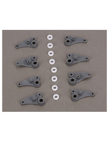 Traxxas Rocker arm set, long travel/ plastic bushings (8)