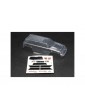 Traxxas Body, 1/16 Summit (clear, requires painting)/ grill, lights decal sheet