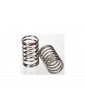 Traxxas Spring, shock (nickel finish) (GTR) (2.77 rate, pink) (2)