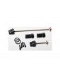 Traxxas Driveshafts, center (steel constant-velocity) front (1), rear (1)
