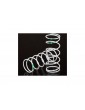 Traxxas Spring, shock, white (GTR long) (0.653 rate green) (2)