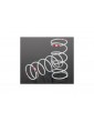 Traxxas Spring, shock, white (GTR long) (0.810 rate pink) (2)