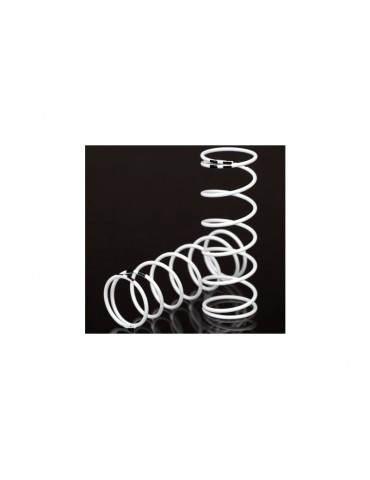 Traxxas Spring, shock, white (GTR xx-long) (0.874 rate black) (2)