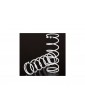 Traxxas Spring, shock, white (GTR xx-long) (0.874 rate black) (2)