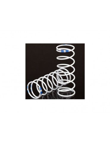 Traxxas Spring, shock, white (GTR xx-long) (1.004 rate blue) (2)