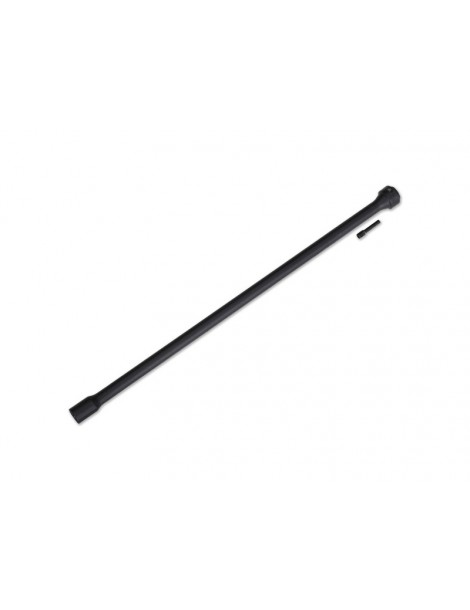 Traxxas Driveshaft, center, plastic (black)/ screw pin