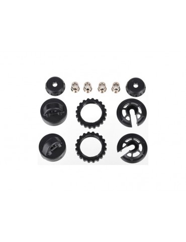 Traxxas Caps and spring retainers, GTR long/xx-long shock (2)