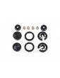 Traxxas Caps and spring retainers, GTR long/xx-long shock (2)