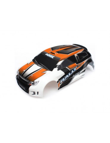 Traxxas Body, LaTrax 1/18 Rally, orange (painted)/ decals