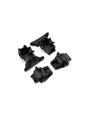 Traxxas Bulkhead, front & rear/ differential housing, front & rear