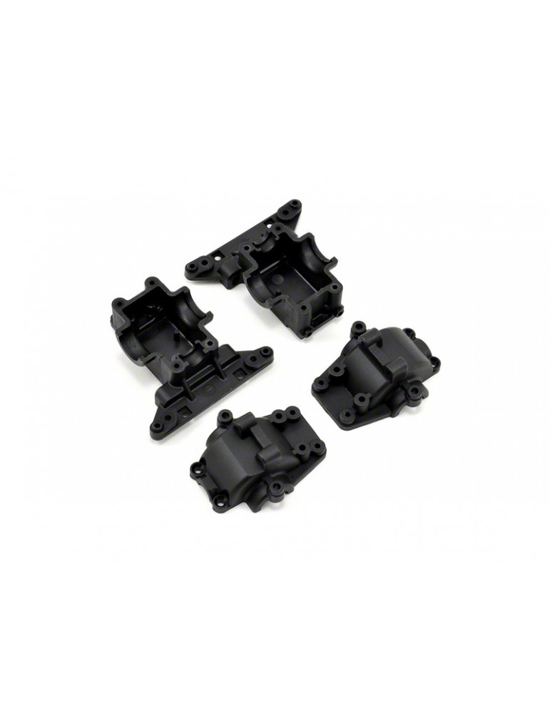 Traxxas Bulkhead, front & rear/ differential housing, front & rear