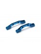 Traxxas Shock towers, front & rear, 6061-T6 aluminum (blue-anodized)
