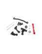 Traxxas Steering bellcranks, servo saver/ spring/ spring retainer/ posts/ draglink