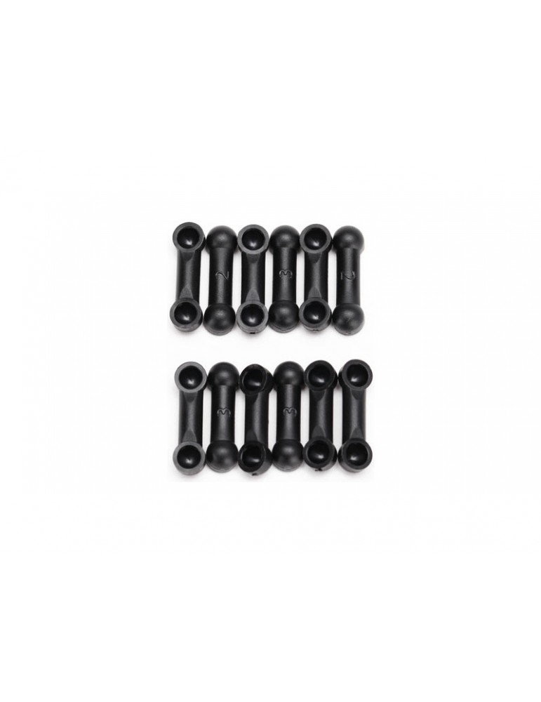 Traxxas Camber rods, 2-degree/3-degree (6 each)