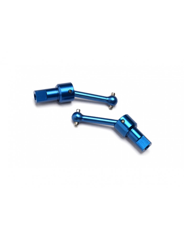 Traxxas Driveshaft assembly, front/rear, 6061-T6 aluminum (blue-anodized) (2)