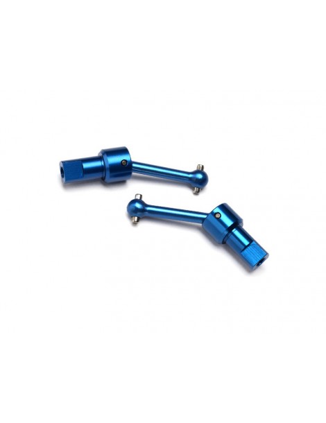 Traxxas Driveshaft assembly, front/rear, 6061-T6 aluminum (blue-anodized) (2)