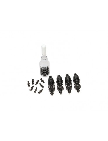 Traxxas Shocks, oil-filled (assembled with springs) (4)