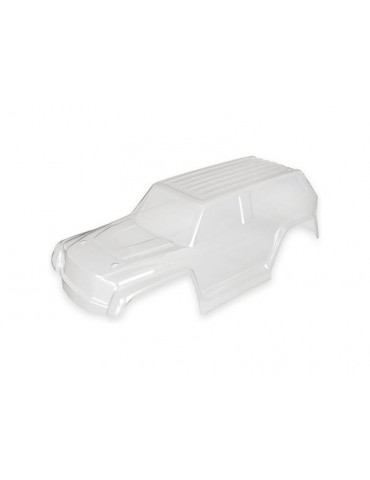Traxxas Body, LaTrax 1/18 Teton, (clear, requires painting)/ decal sheet