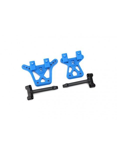 Traxxas Shock tower, front (1), rear (1)/ shock tower brace (2)
