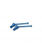 Traxxas Driveshaft assembly, front & rear, 6061-T6 aluminum (blue-anodized) (2)