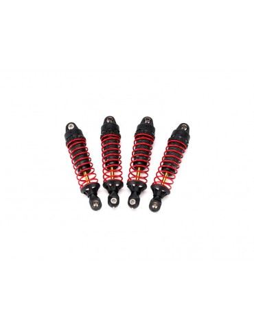 Traxxas Shocks, GTR hard-anodized, PTFE-coated, TiN shafts (4)