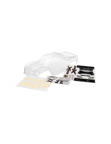 Traxxas Body, X-Maxx (clear, trimmed, requires painting)/ window masks/ decal sheet