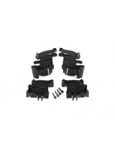 Traxxas Battery hold-down mounts, left (2)/ right (2)/ 3x18mm CS (4)
