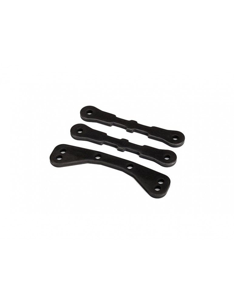 Traxxas Bulkhead tie bar, upper (1)/ lower (2) (steel)