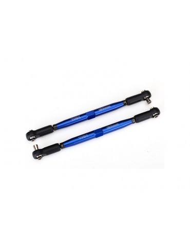 Traxxas Traxxas Toe links, 7075-T6 aluminum red, 157mm (2): X-Maxx
