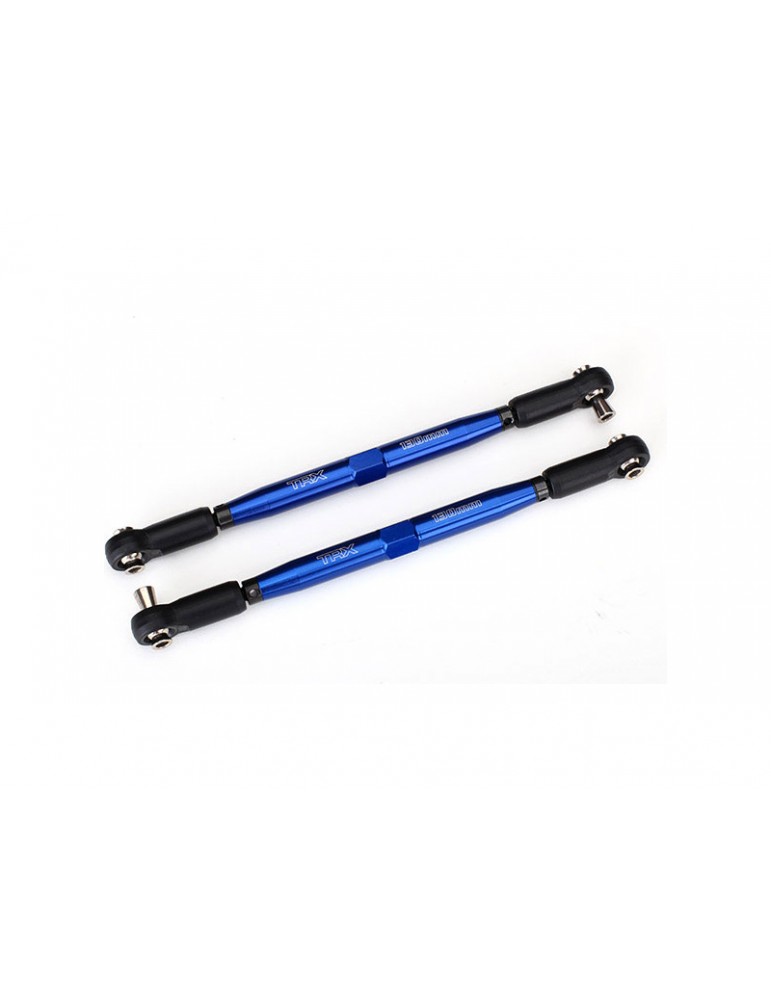Traxxas Traxxas Toe links, 7075-T6 aluminum red, 157mm (2): X-Maxx