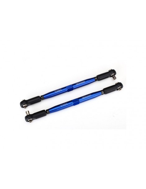 Traxxas Traxxas Toe links, 7075-T6 aluminum red, 157mm (2): X-Maxx