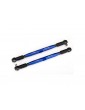 Traxxas Traxxas Toe links, 7075-T6 aluminum red, 157mm (2): X-Maxx