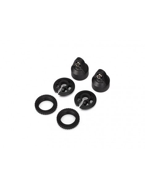 Traxxas Shock caps, GTX shocks/ spring perch/ adjusters/ 2.5x14mm CS (2) (for 2 shocks)