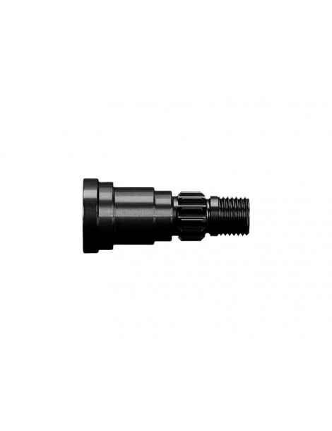 Traxxas Stub axle, aluminum (black-anodized) (1) (use only with 7750X)