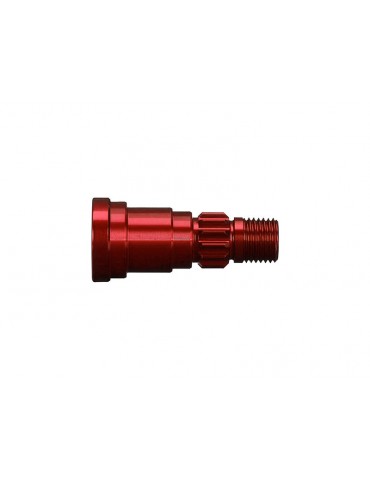 Traxxas Stub axle, aluminum (red-anodized) (1) (use only with 7750X)