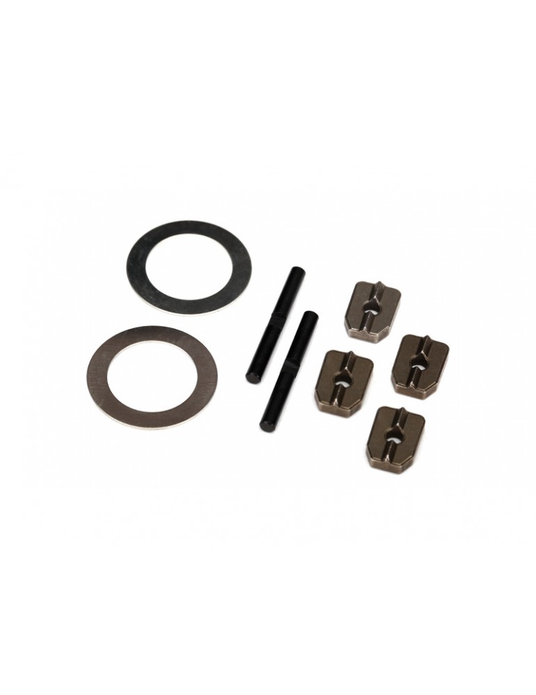 Traxxas Spider gear shaft (2)/ spacers (4)/16x23.5x.5 stainless washer (2) (for 7781X)